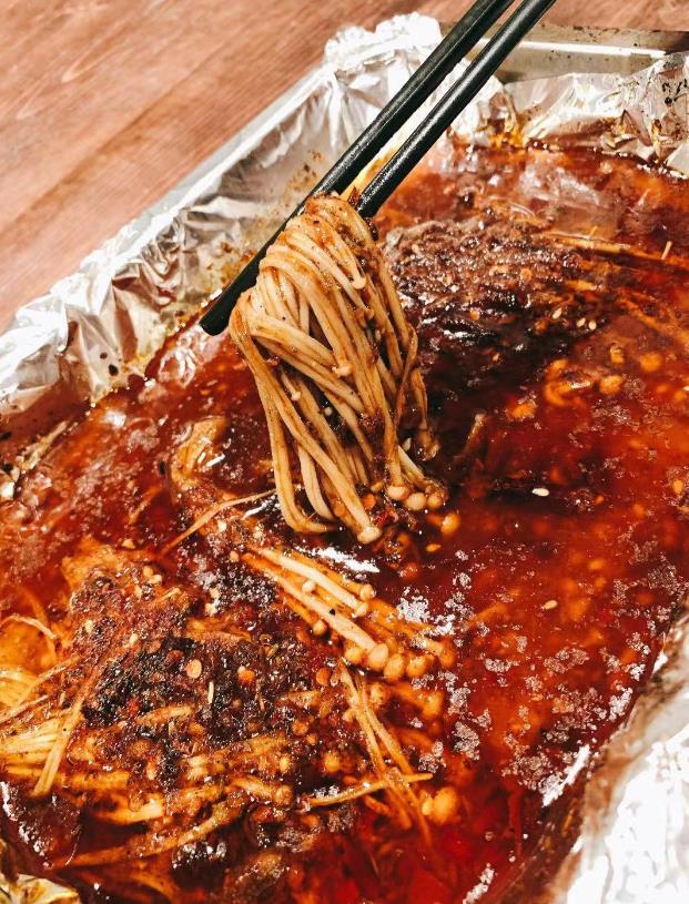 木屋烧烤 - 锡烤土豆金针菇