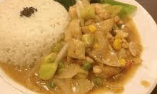 梅花小馆 - 沙爹鸡片饭